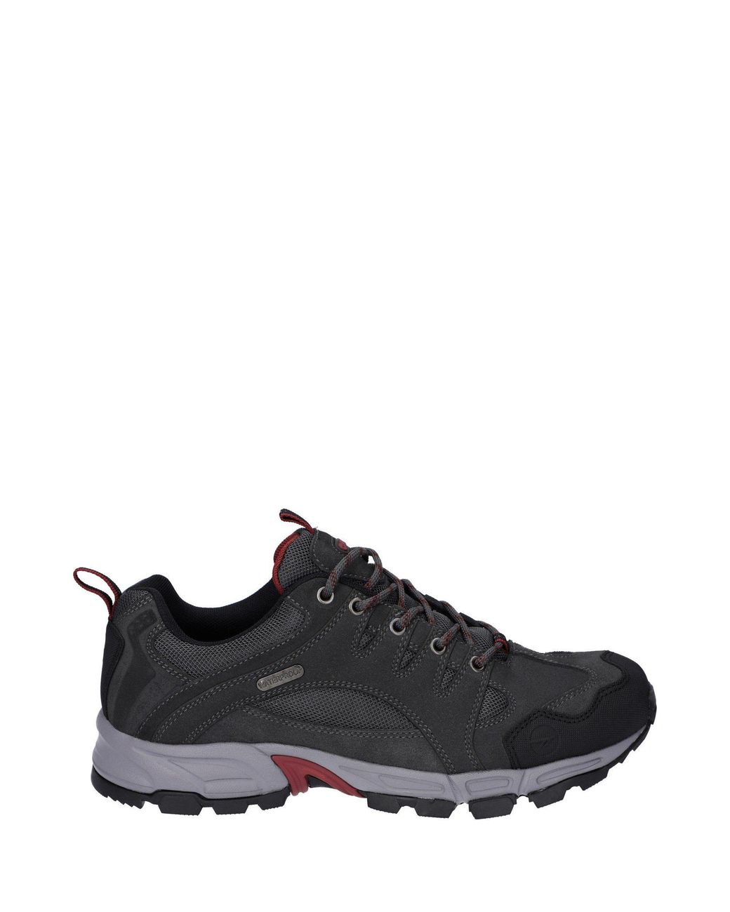 Hi-tec Black Auckland Lite Waterproof Walking Shoes for men