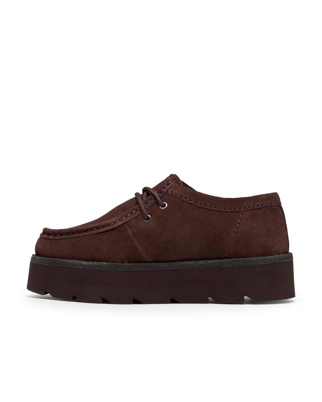 Clarks Brown Meare Walla Moc Toe Formal Shoes