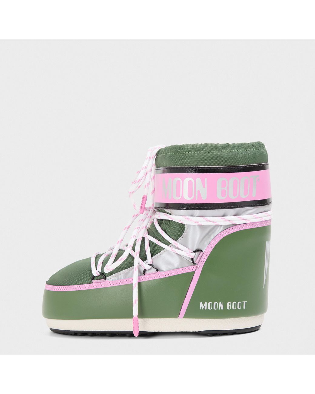 Moon Boot Green Water Resistant Snow Boots