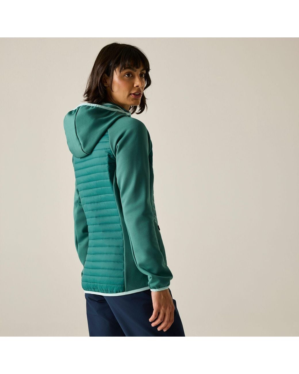 Regatta Green Andreson Hybrid Water-Repellent Jacket