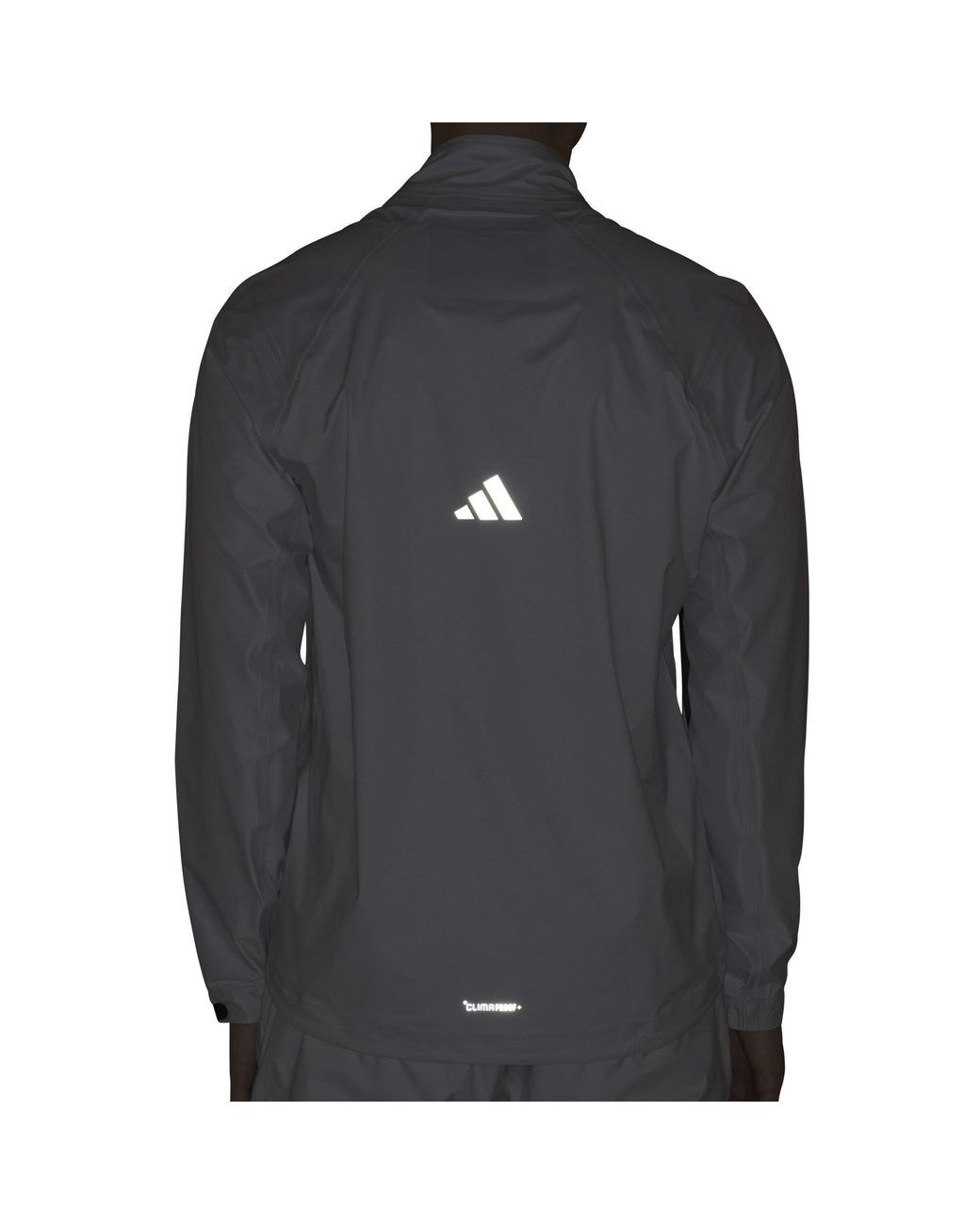 Adidas Gray Full-Zip Wind Rain Protection Performance Golf Jacket for men