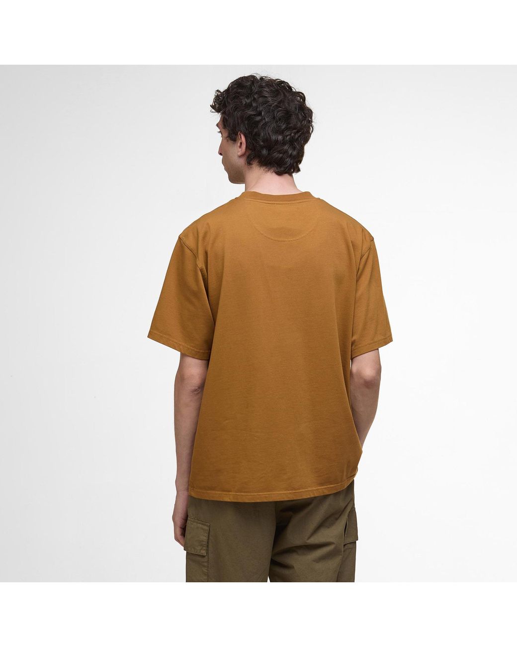 Barbour Brown Leazes T-Shirt for men
