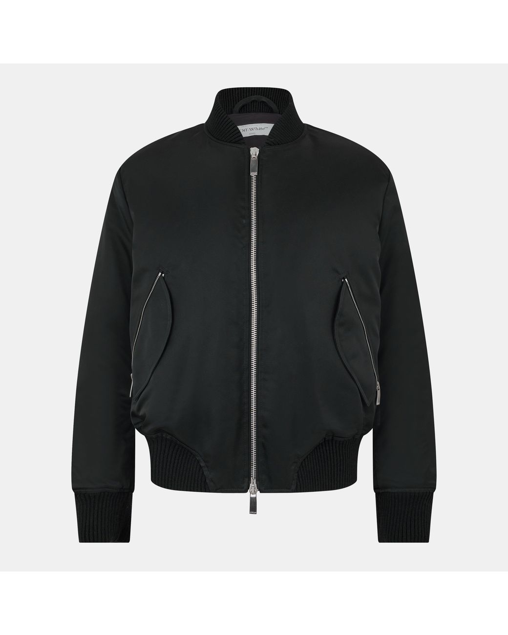 Off-White c/o Virgil Abloh Black Off Off Emb Bomber for men