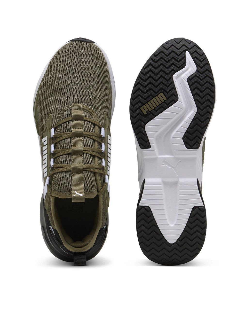 PUMA Green Retaliate 3 Runners for men