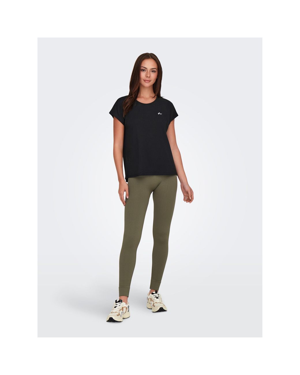 Only Play Black Life Short-Sleeve Loose Training T-Shirt