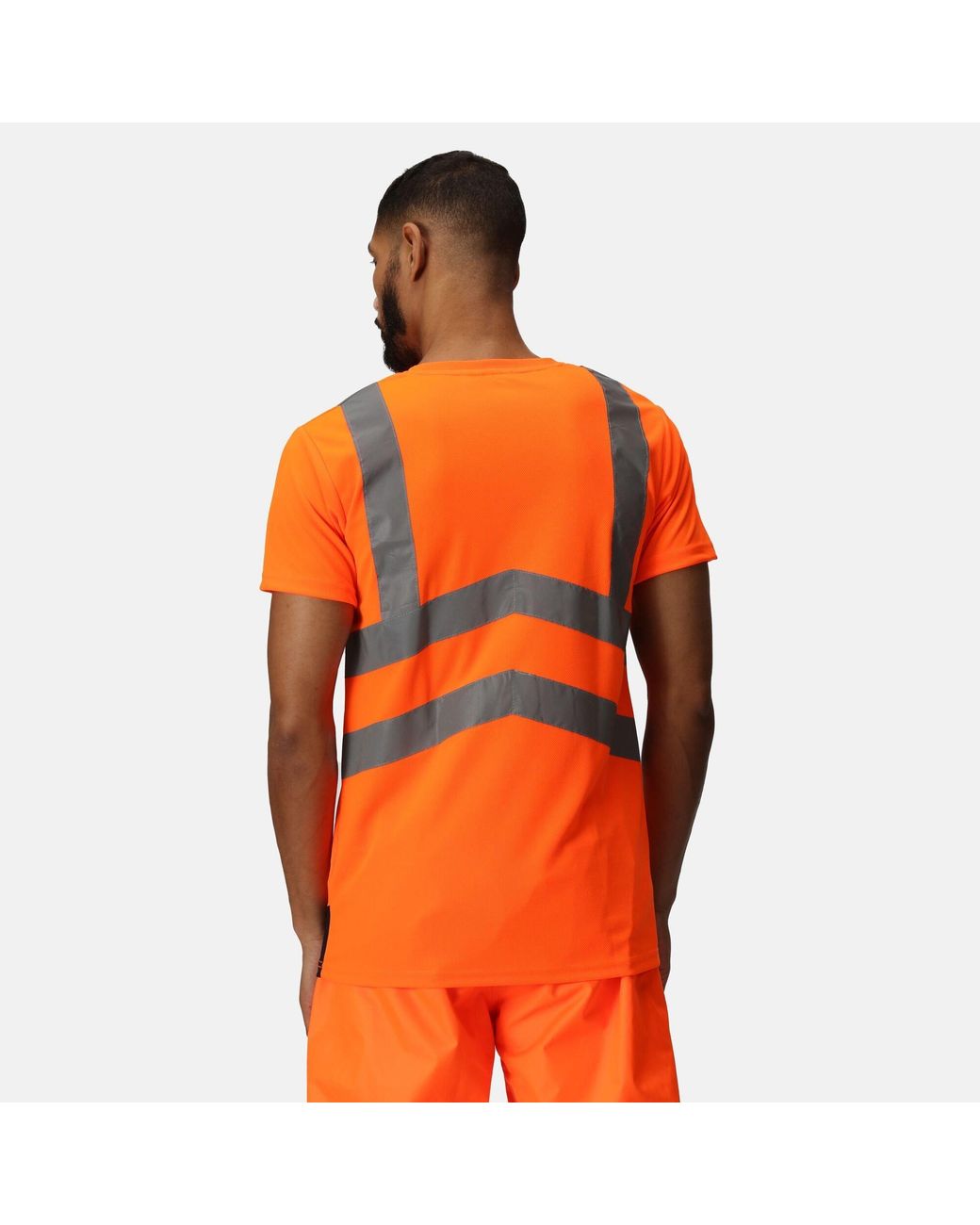 Regatta Orange Hi-Vis T-Shirt for men