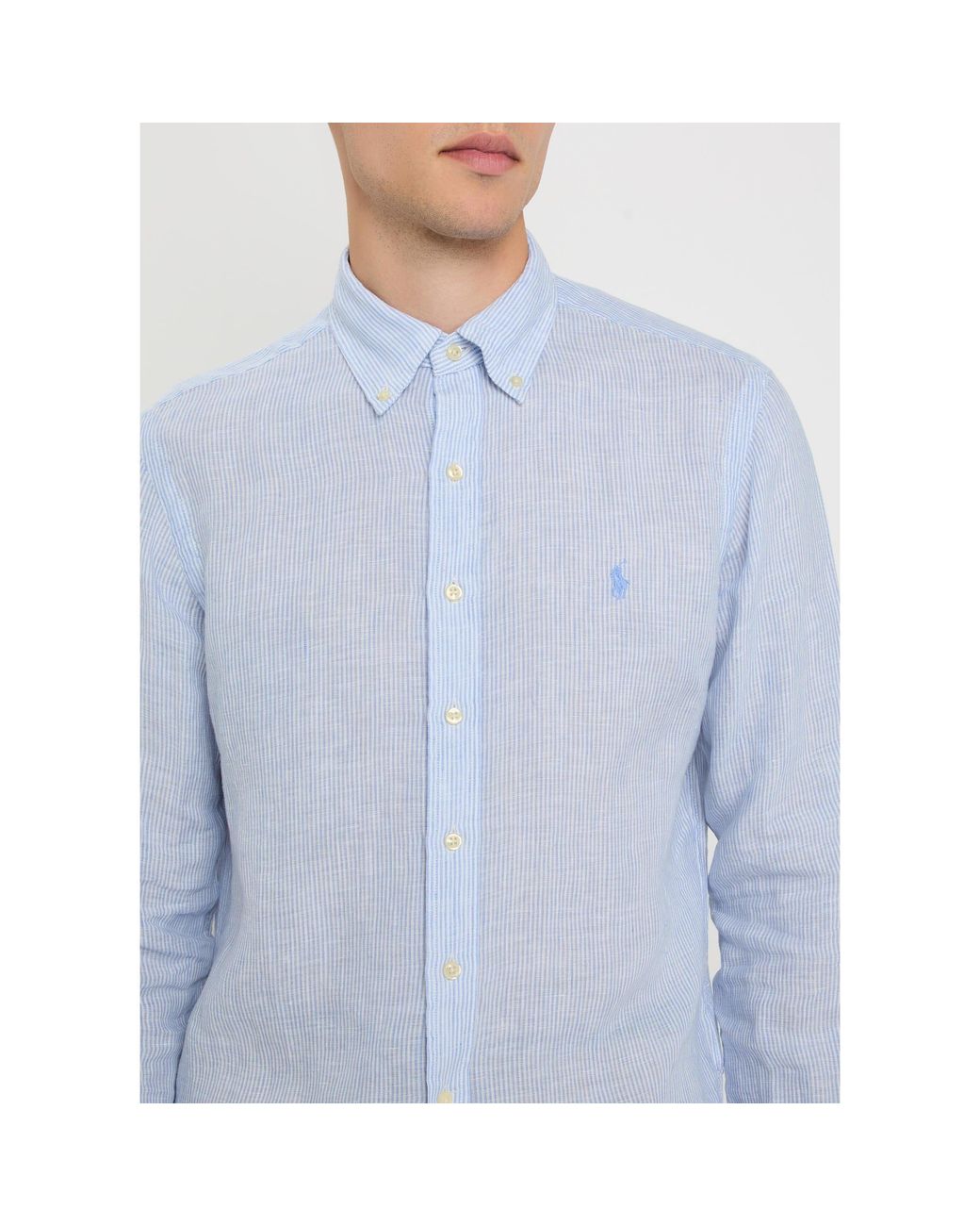 Polo Ralph Lauren White Prl Ls Woven Sport Shirt for men