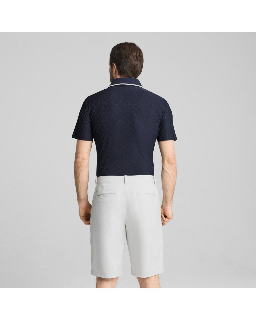 PUMA Blue X Ap Tipped Jacquard Polo Shirt for men