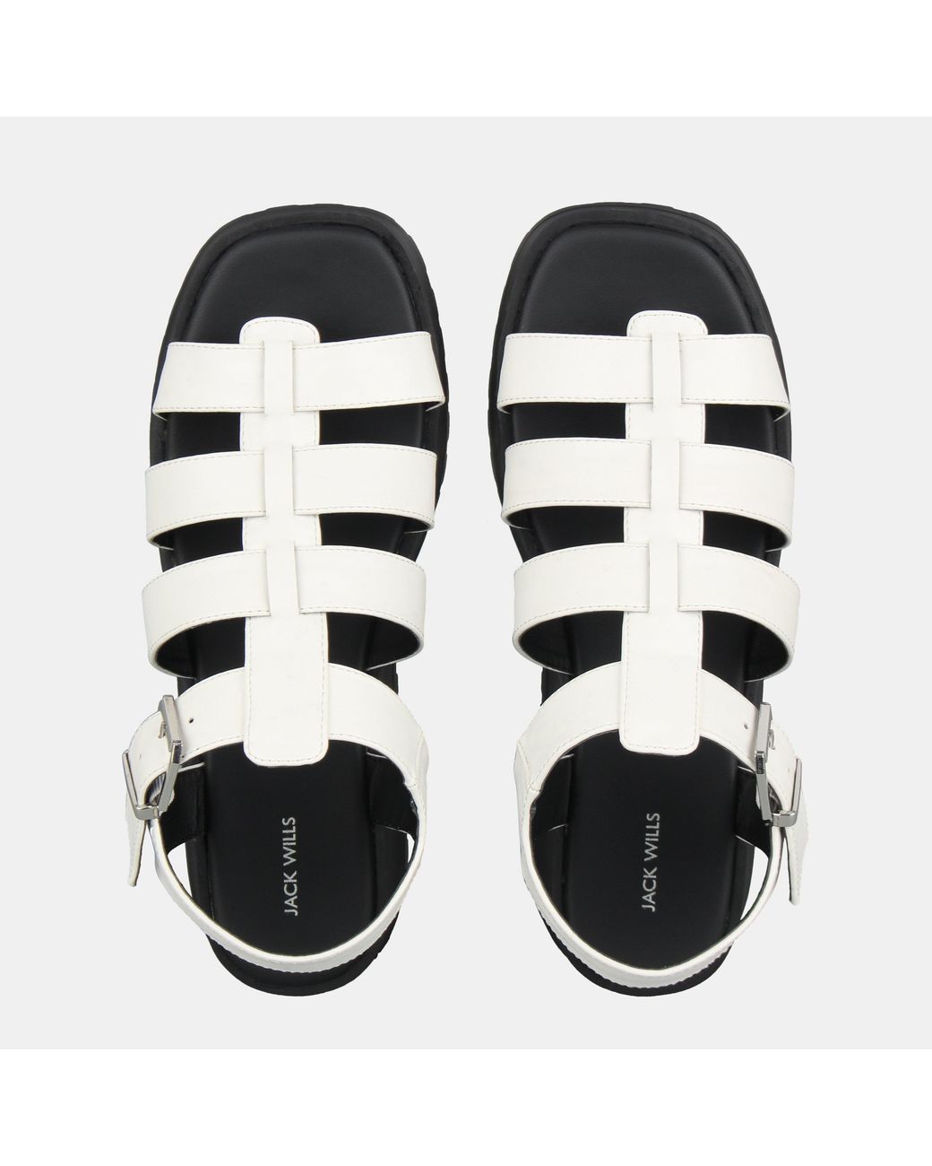 Jack Wills White Gladiator Sandals