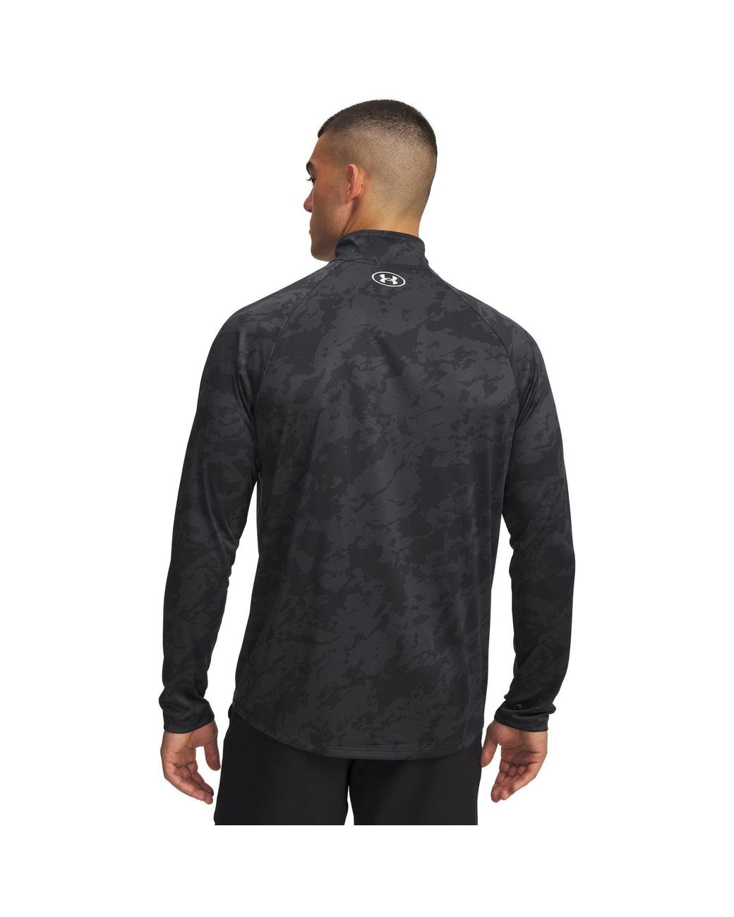 Under Armour Black Tech ½ Zip Long Sleeve for men