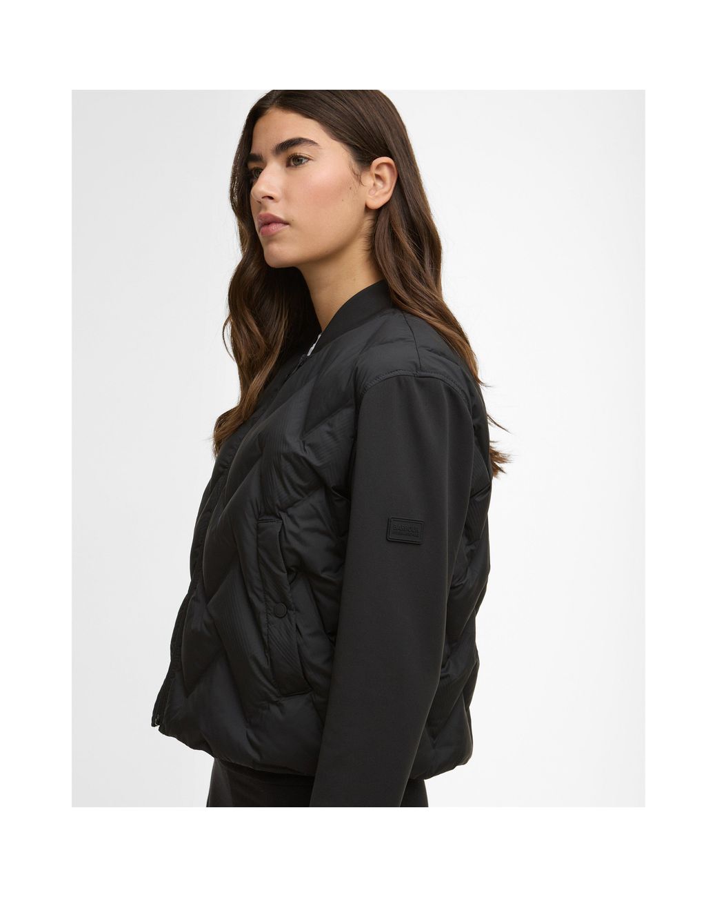 Barbour Black Hybrid Jacket