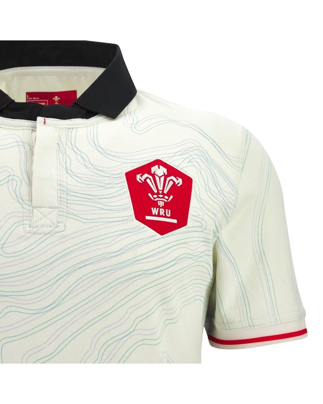 MACRON Green Wales Rugby Union Away Shirt 2025 Adults for men