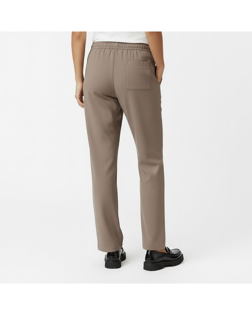 Jack Wills Brown Pinstripe Tailored Trousers