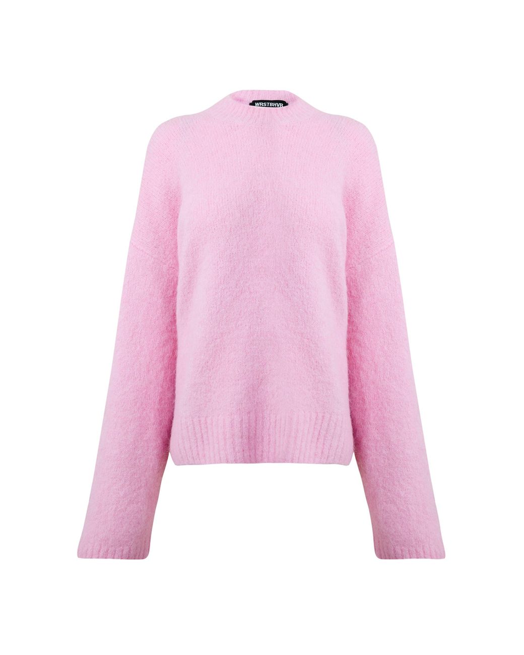 WRSTBHVR Pink Crew Neck Jumper