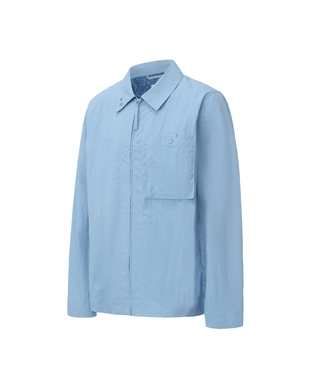 Pretty Green Blue Heaton Overshirt for men