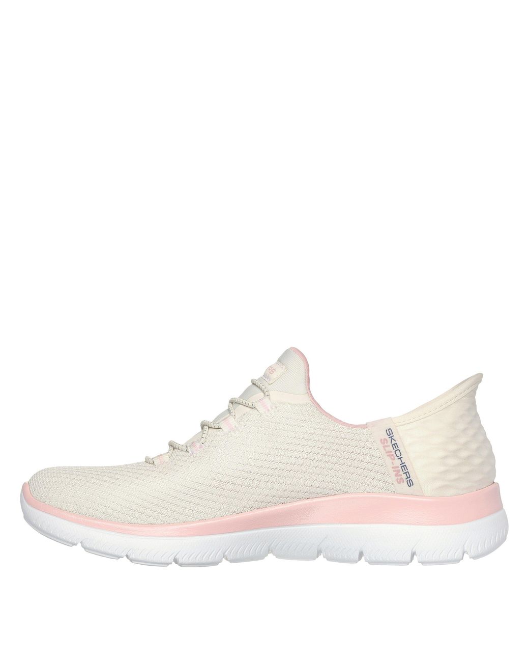 Skechers White Slip-Ins: Summits