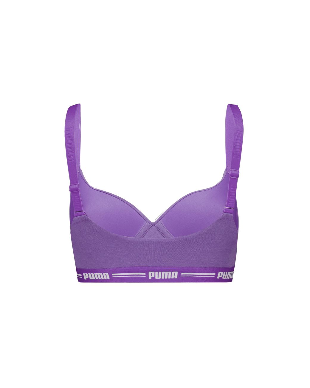 PUMA Purple Print Low Impact Sports Bra