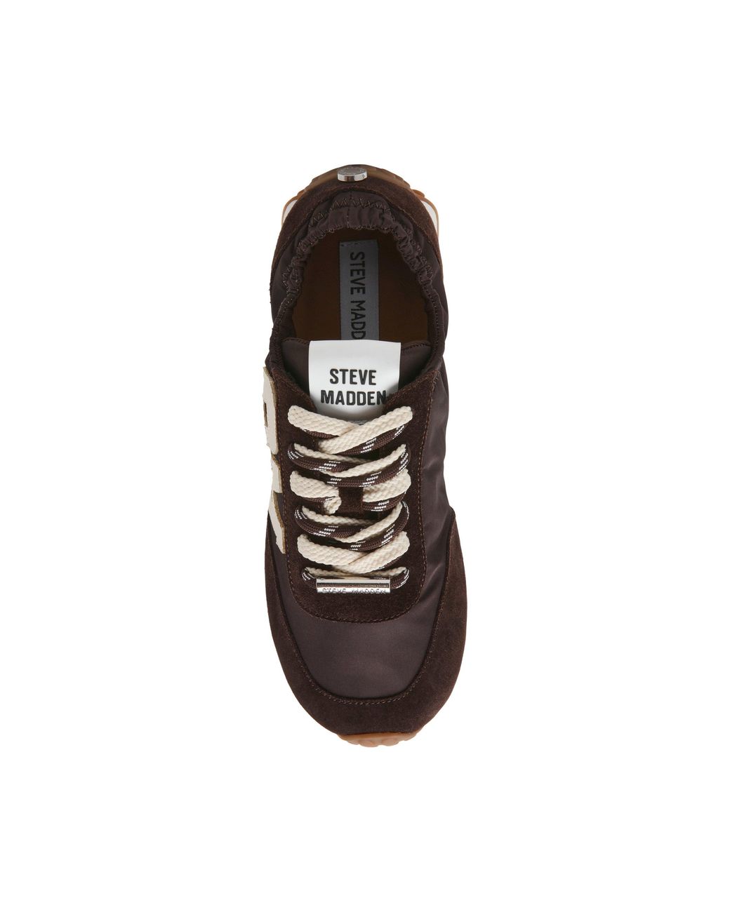 Steve Madden Brown Cashbox Low-Top Trainers