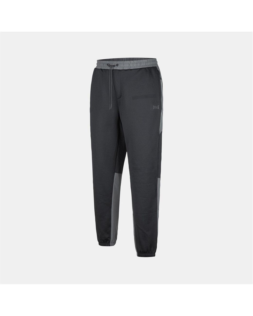 Everlast Black Nrg Closed Hem Poly Tracksuit Joggers for men