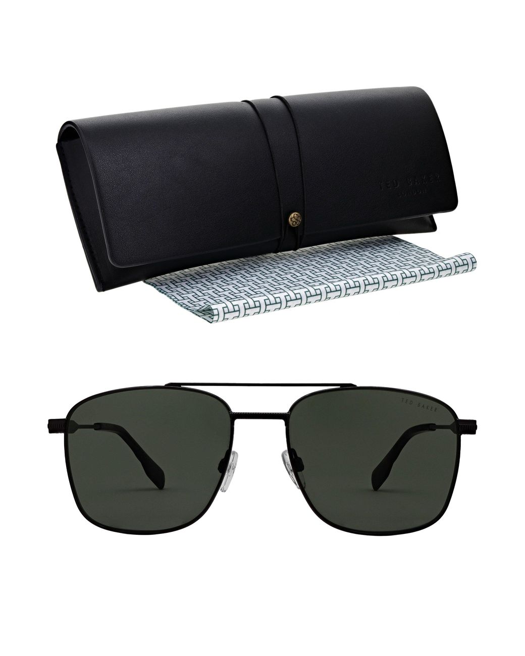 Ted Baker Multicolor Bak Chase Uv Protection Rectangle Sunglasses for men