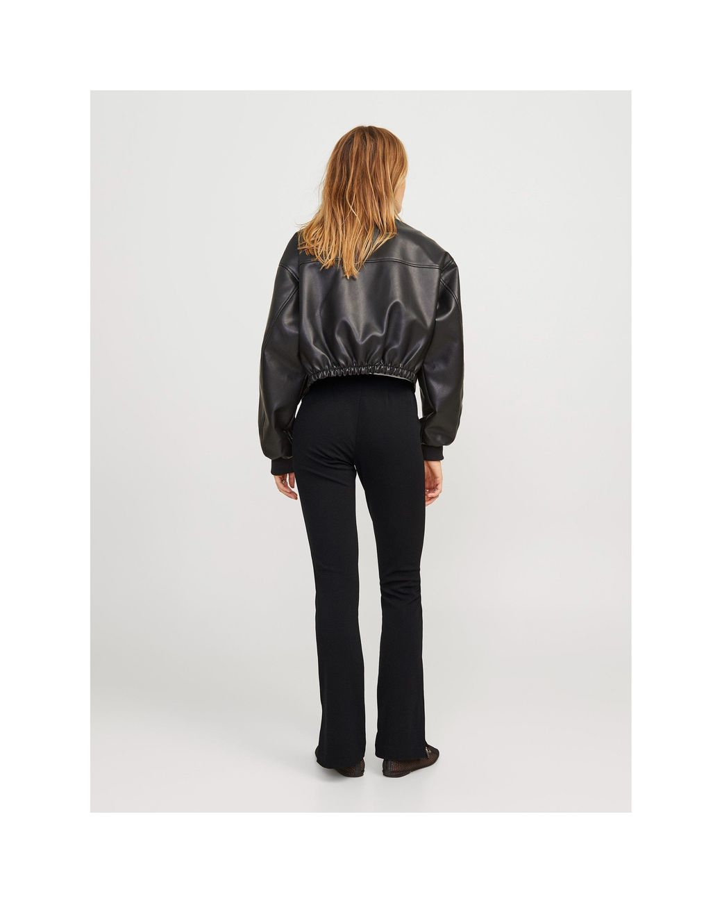 JJXX Black Nancy Flared Trousers
