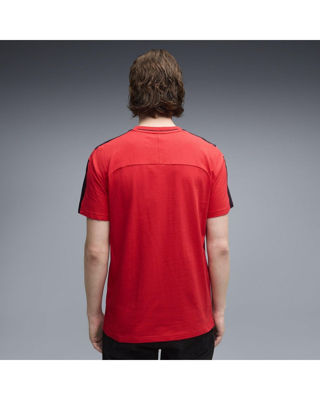 PUMA Red Mt7 71 Ferrari Cotton Short-Sleeve Crew-Neck T-Shirt