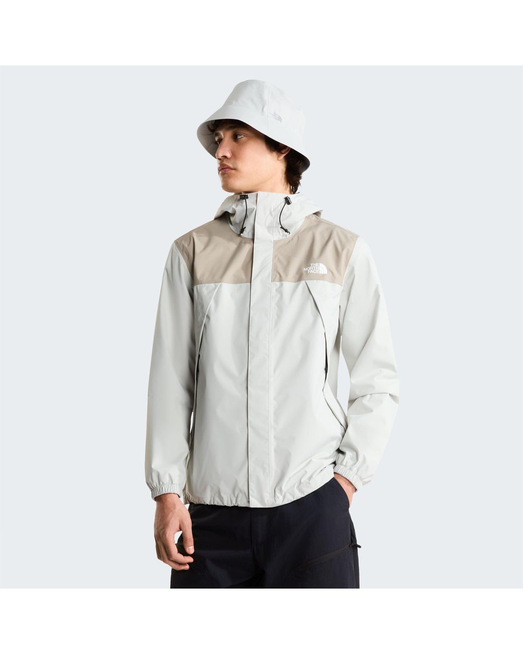 The North Face Gray Antora Dryvent Recycled Waterproof Jacket for men