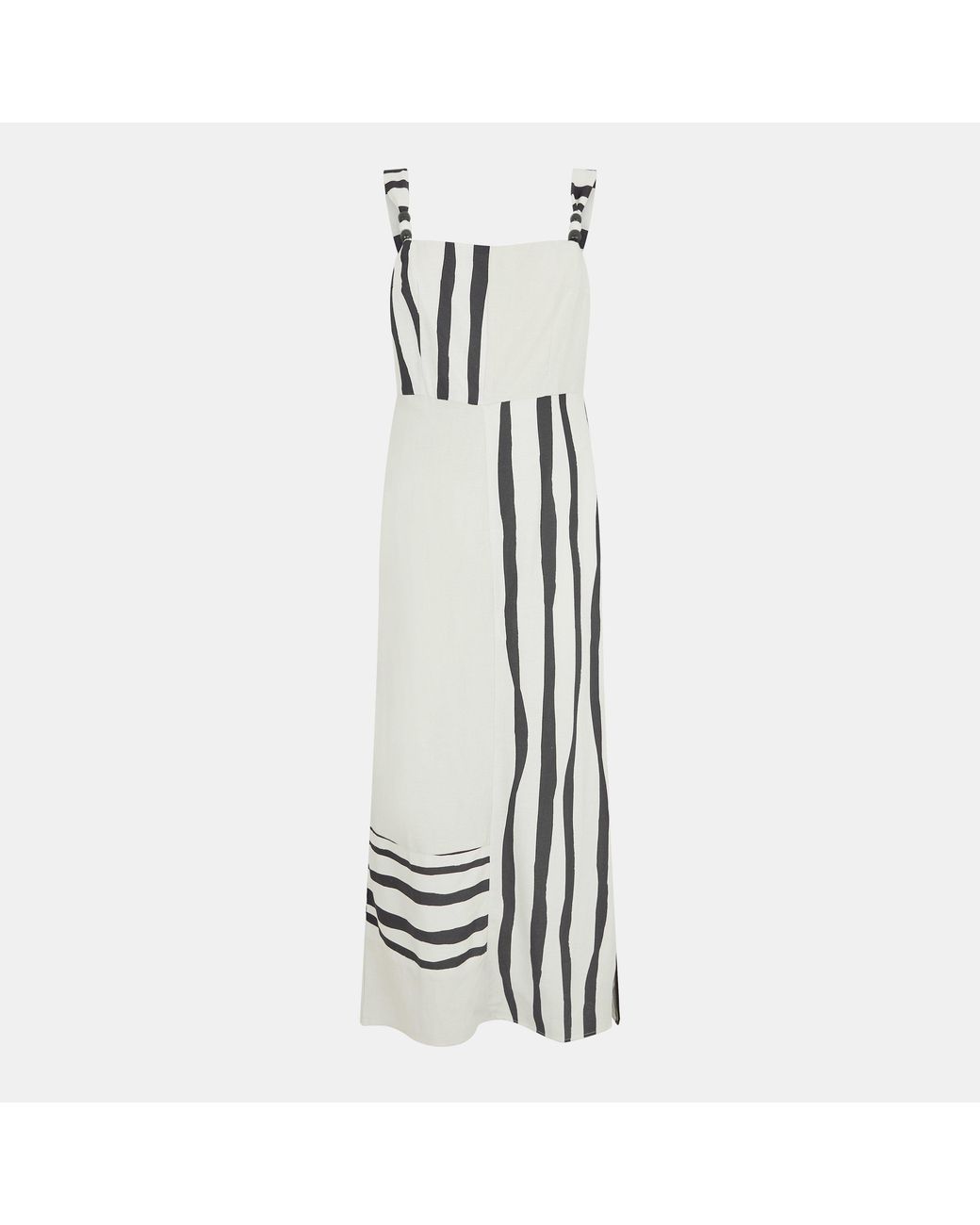 French Connection White Genevieve Flowing Maxi Dress