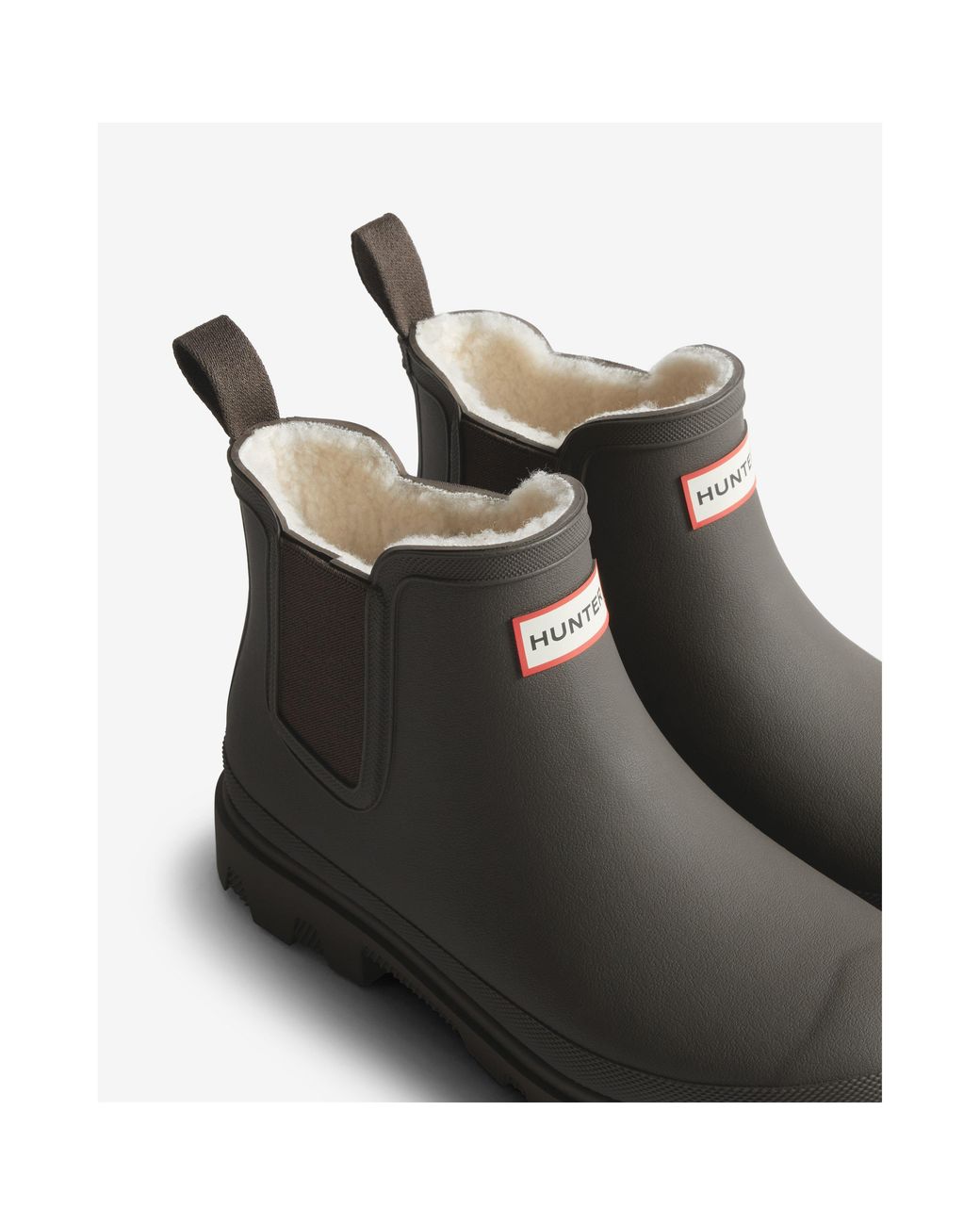 Hunter Black Downpour Short Wellingtons