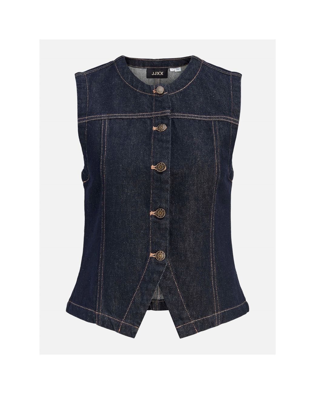 JJXX Blue Denim Sleeveless Shirt