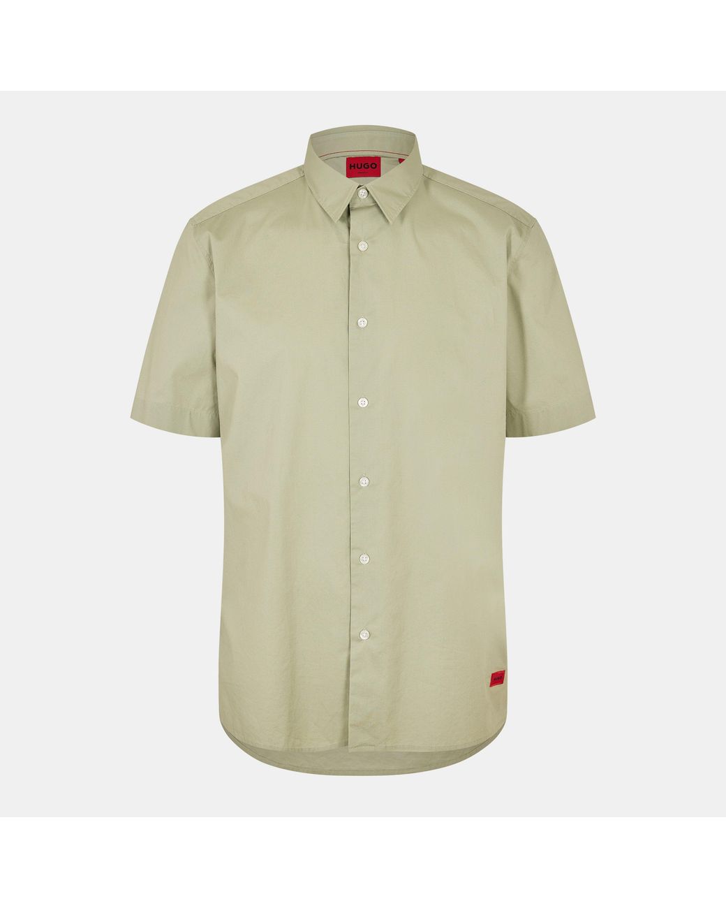 HUGO Green Short Sleeve Shirt for men