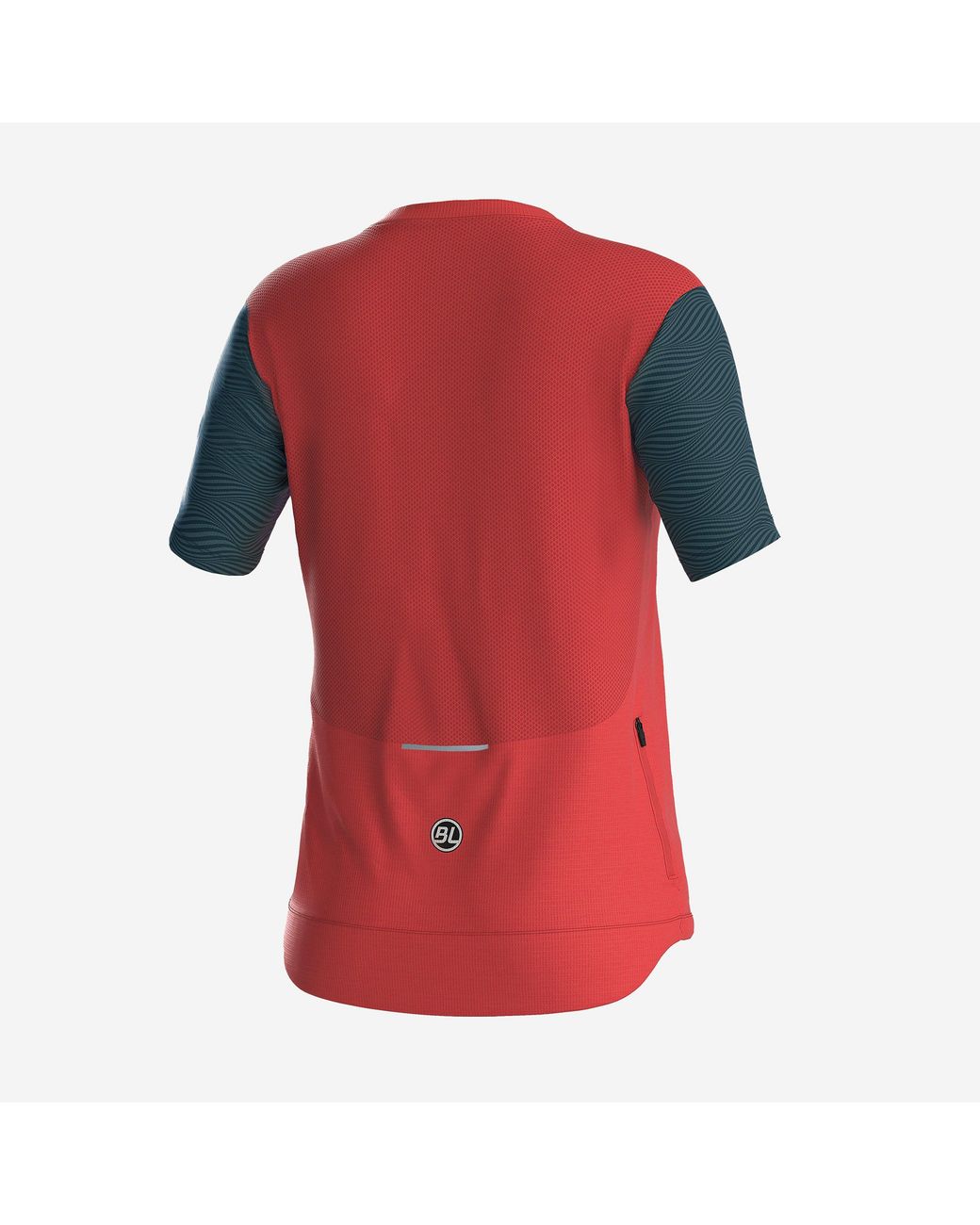 Bicycle Line Red Zoe Half Zip Short Sleeve Cycling Jersey