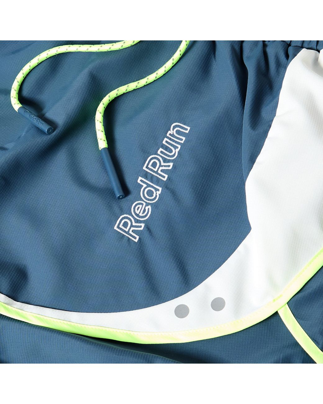 Red Run Blue Colourblock Running Shorts
