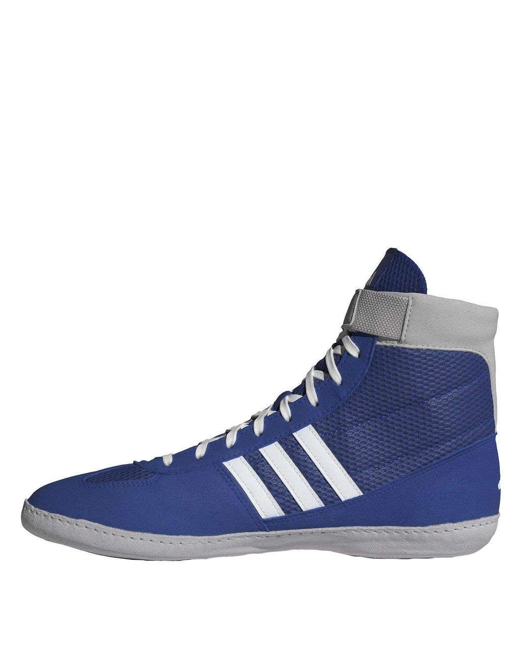 Adidas Blue Combat Speed 4 Wrestling Shoes for men