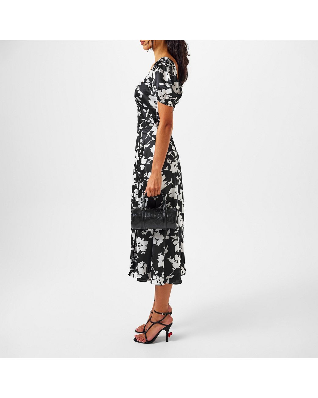 Bardot Black Gillian Midi Dress