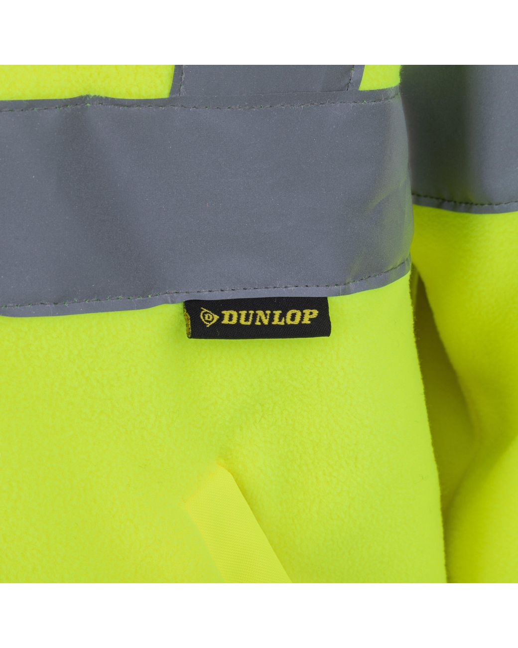 Dunlop Yellow Hi Vis Fleece Jacket for men
