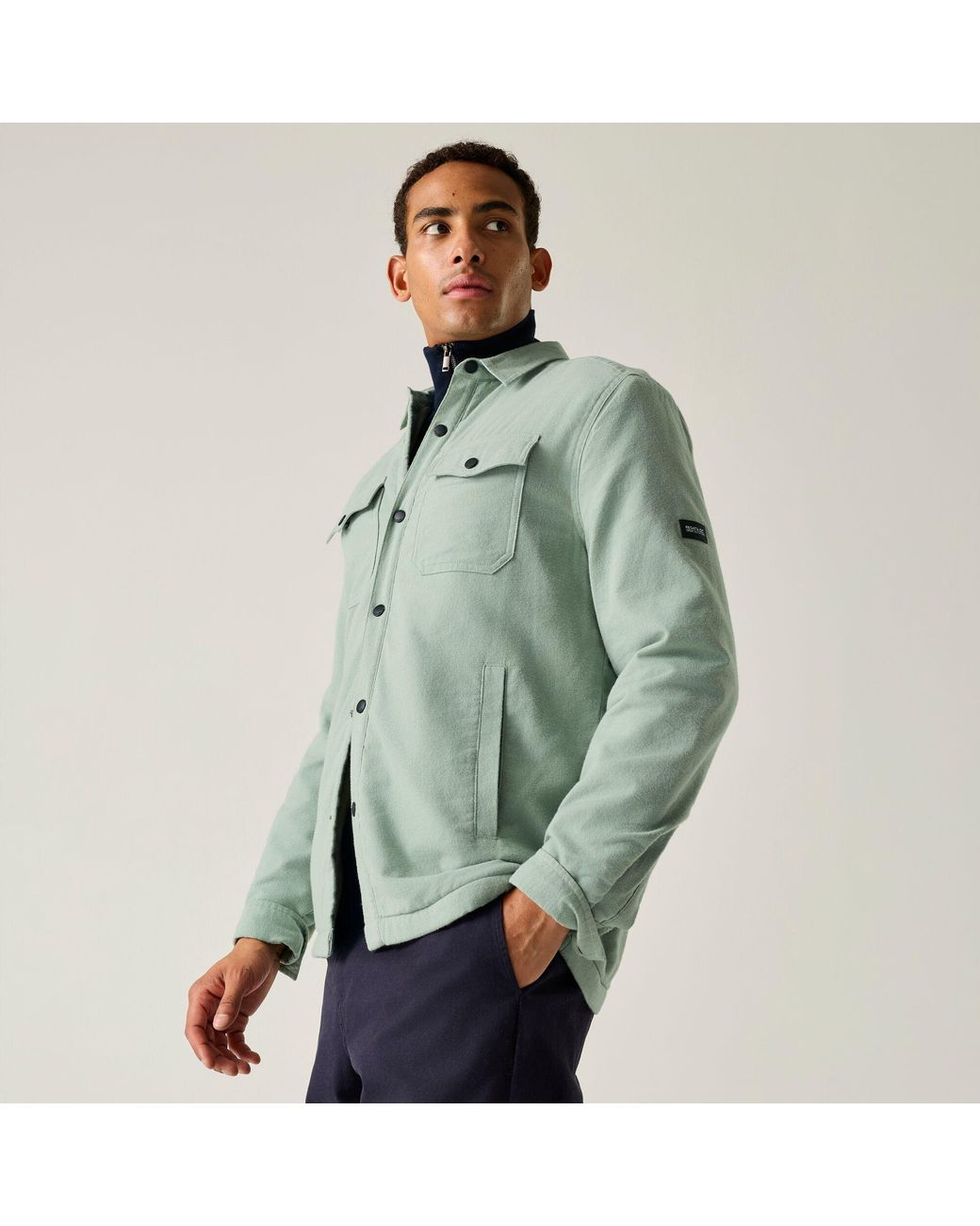 Regatta Green Spennith Shacket for men