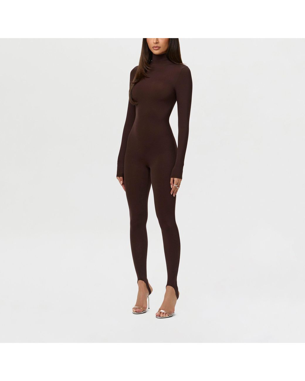 Naked Wardrobe Brown Naked W Turtleneck J Ld64