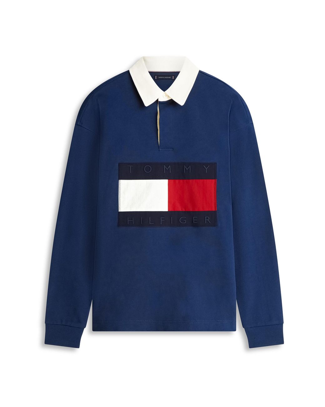 Tommy Hilfiger Blue Rugby Polo Shirt for men