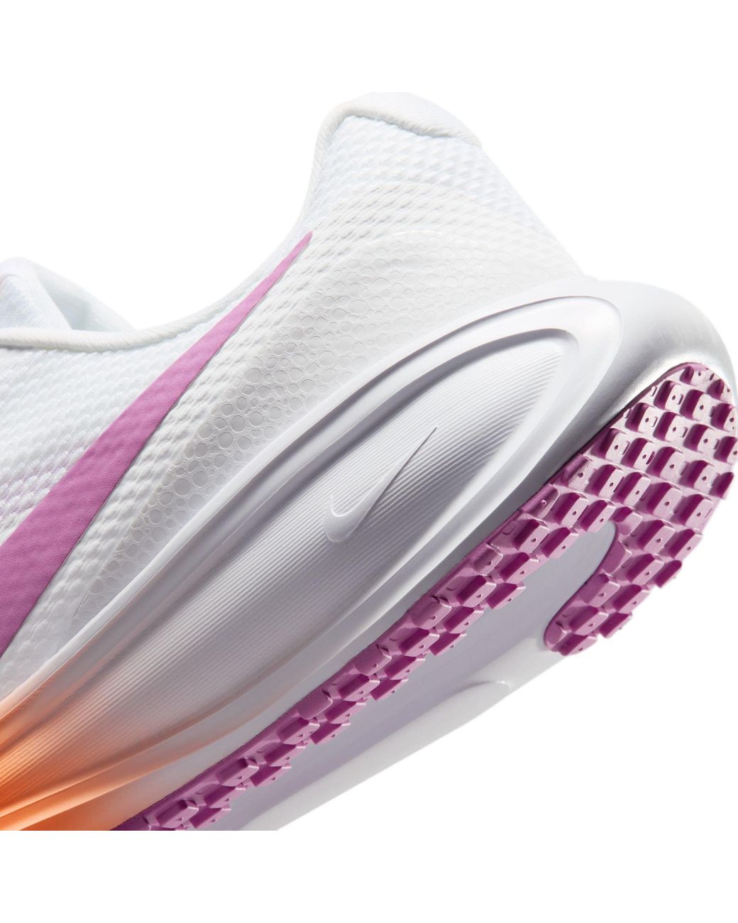 Nike White Revolution 8 Road Running Shoes