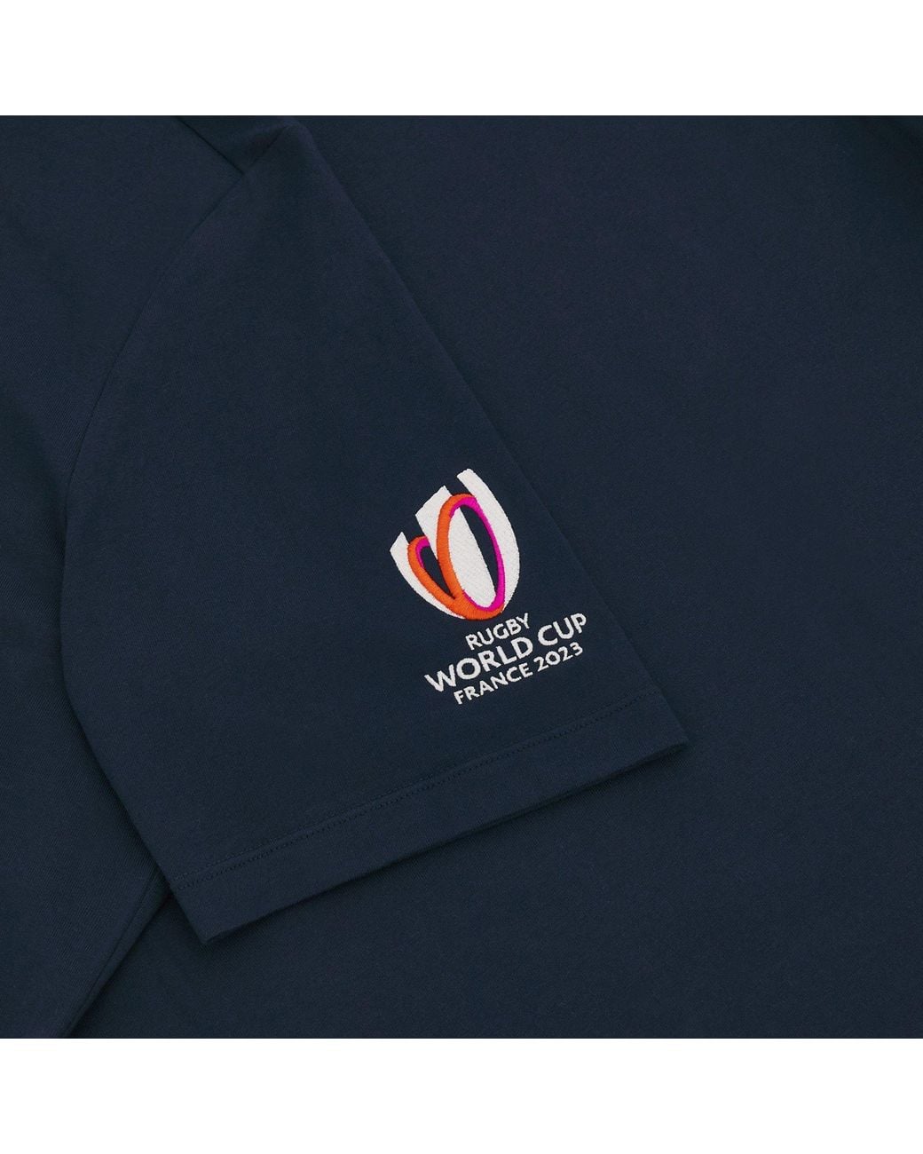MACRON Blue Rugby World Cup Bordeaux T-Shirt 2022/2023 for men
