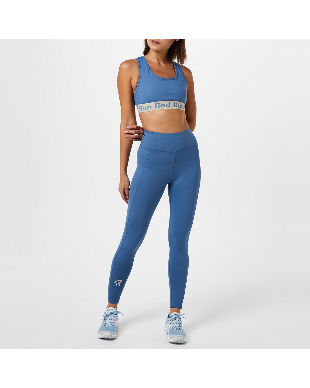 Red Run Blue Sports Bra Top