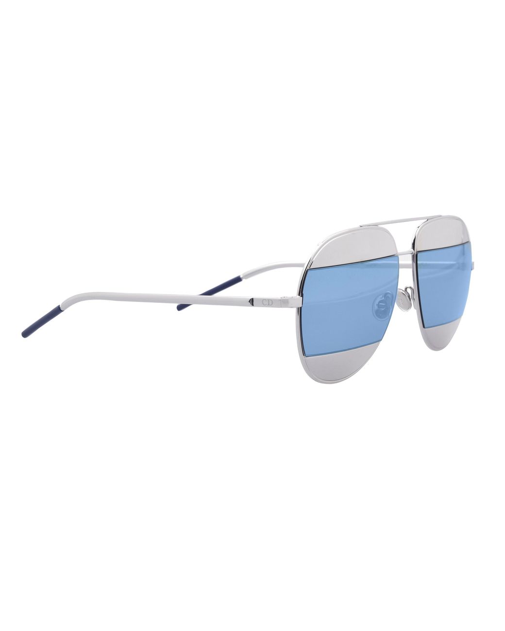 Dior Blue 0Cd000681 Aviator Sunglasses