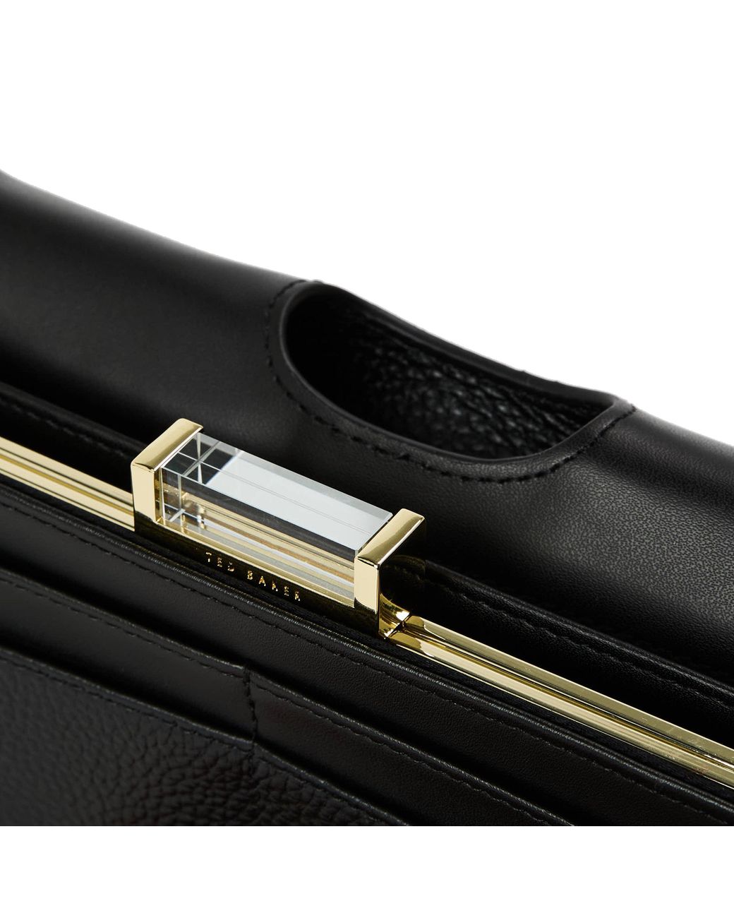 Ted Baker Black Alyysaa Bobble Matinee Leather Purse