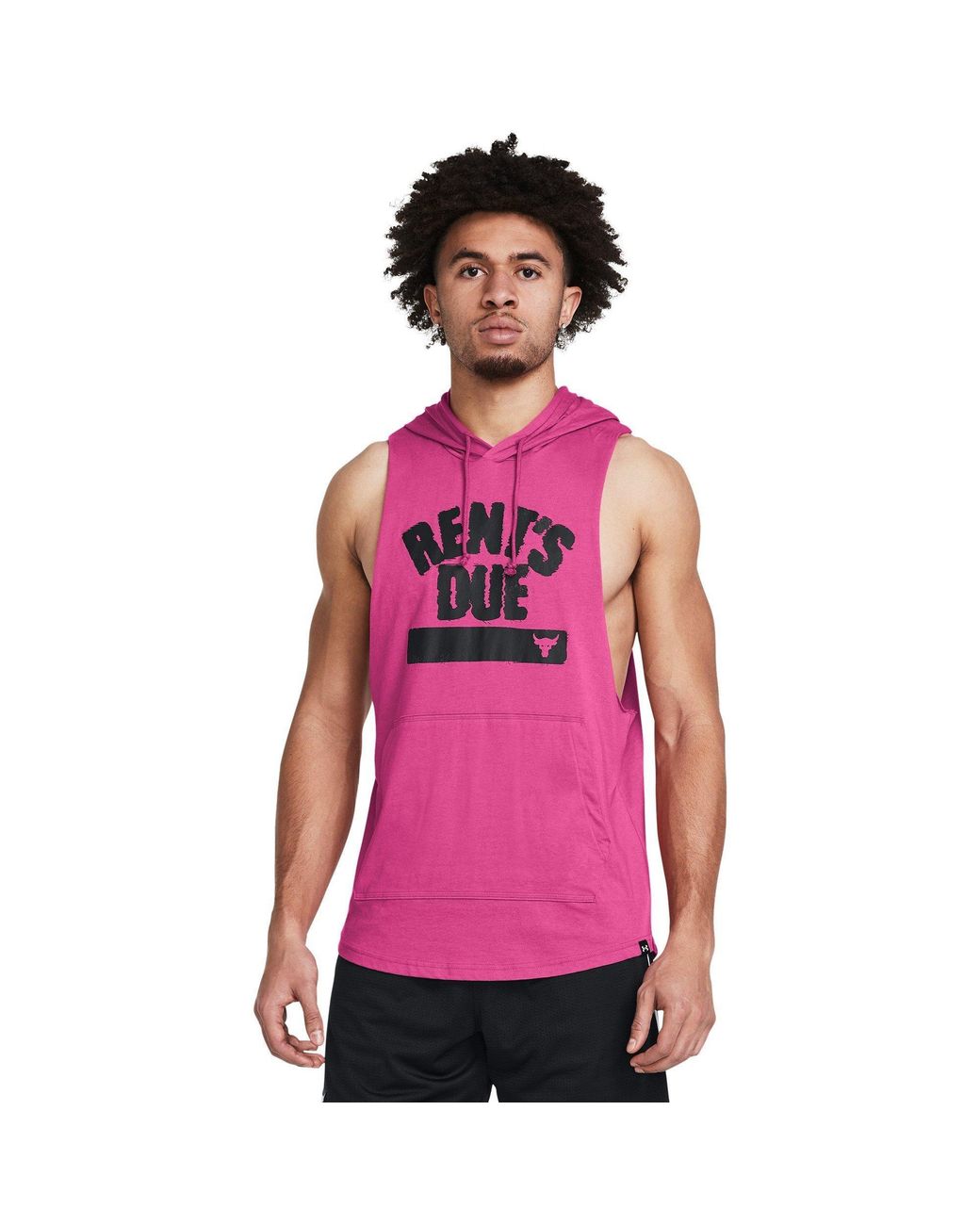 Under Armour Pink Performance Gym Vest for men