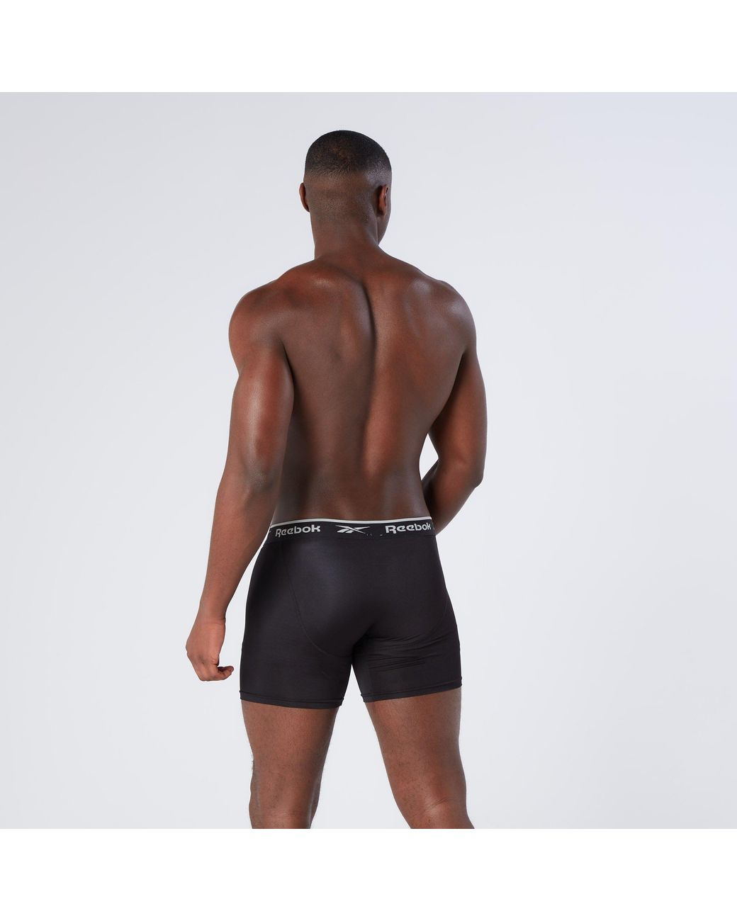Reebok Gray 3 Pack Performance Boxer Shorts for men