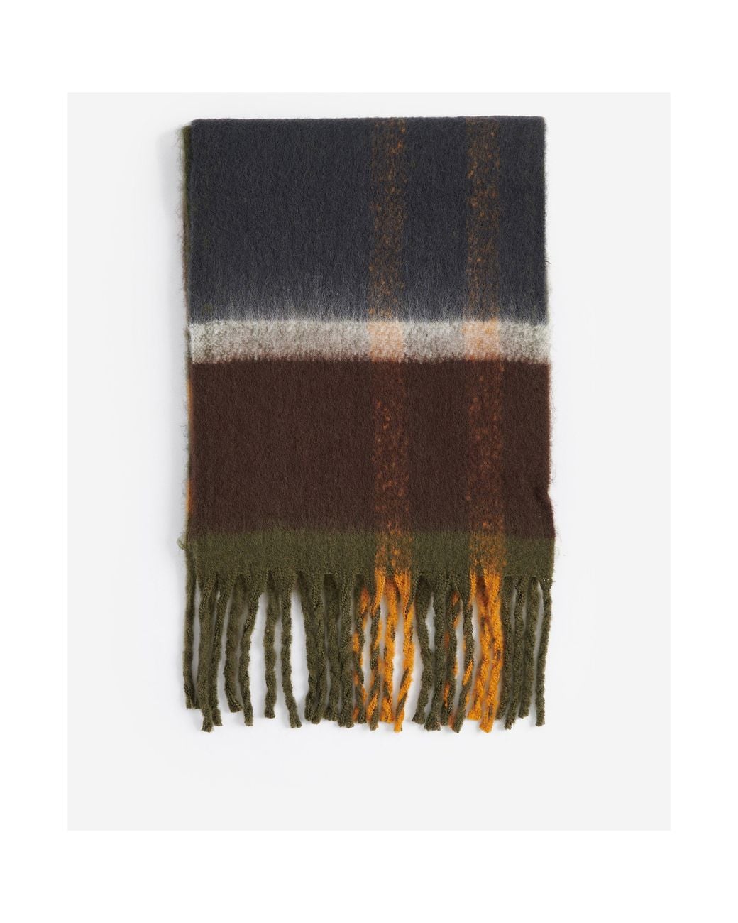 Barbour White Isla Scarf