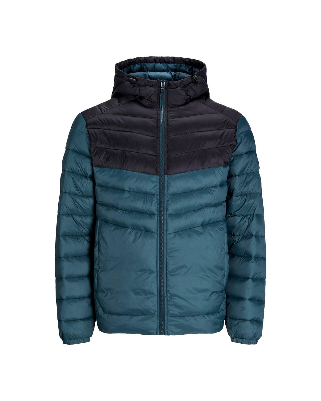 Jack & Jones Blue Quilted Puffer Jacket for men