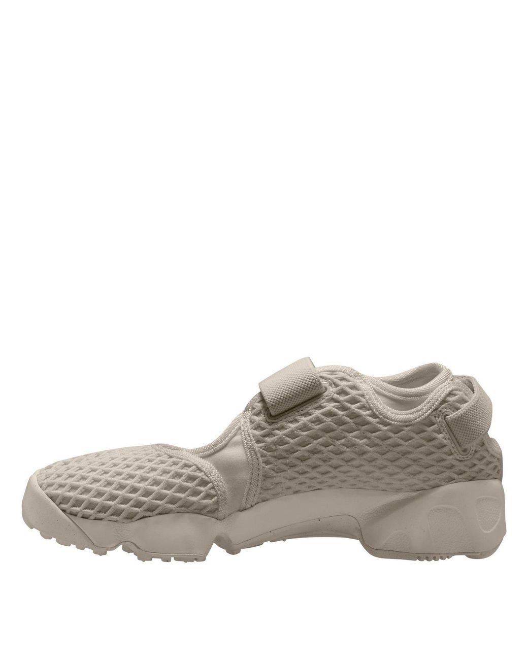 Nike Gray Air Rift Leather Low-Top Trainers
