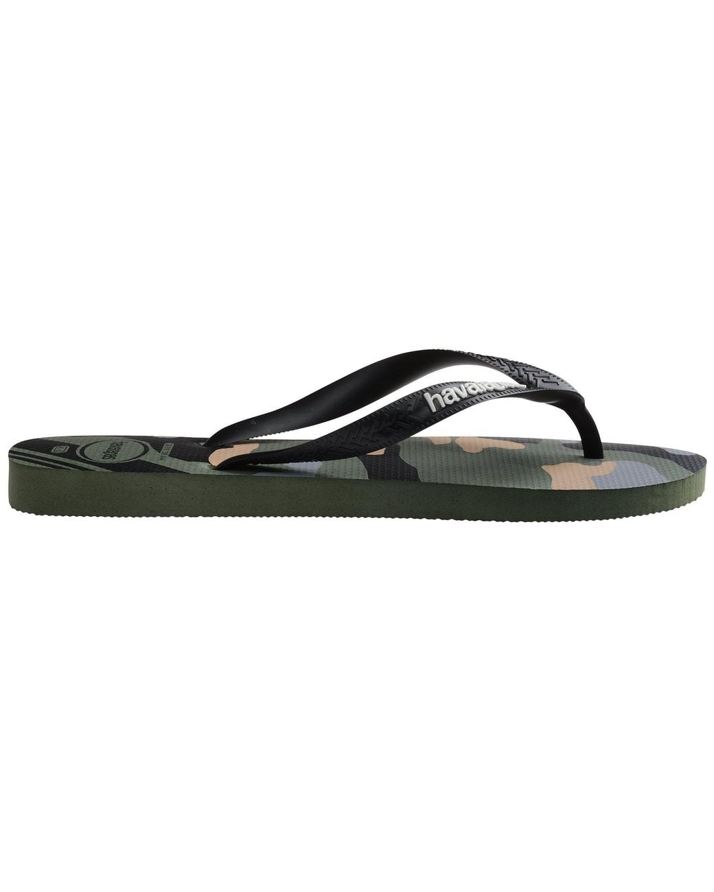 Havaianas Black Camu Flip Flops for men